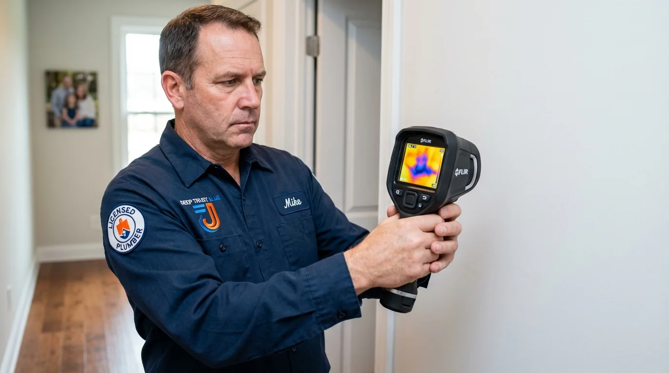 Thermal imaging leak detection by Johns Plumbing LLC in Monroeville